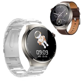 Smartwatch Sunix WT 4 Pro, compatibil Android, iOS, Baterie 300-400mAh - Gri