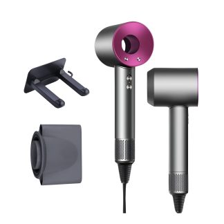 Uscator de par profesional, tehnologie ceramica turmalina, 3 viteze + 3 trepte de temperatura - Negru